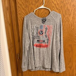 Gray Long Sleeve Women's Grand Ole Opry shirt
